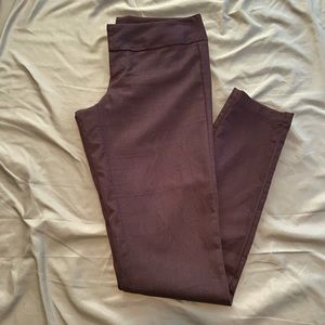 Dark Purple Tapered Dress Slacks